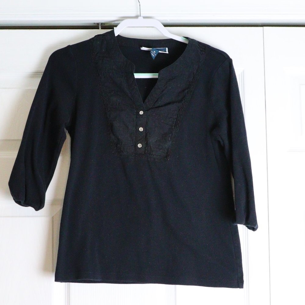 Karen Scott 3/4 length sleeve t shirt